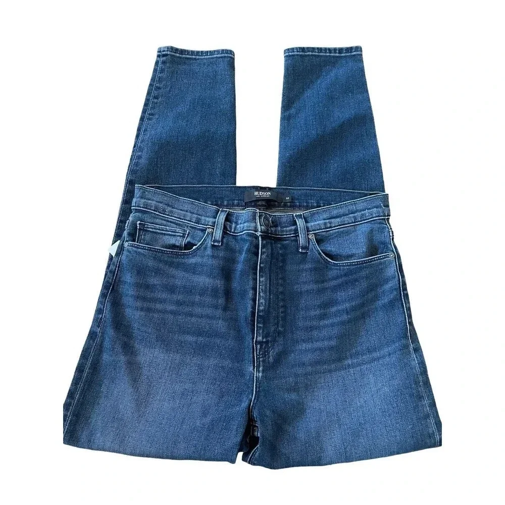 Hudson Jeans Barbara High Waisted Super Skinny Jeans size 30 Gambit Wash